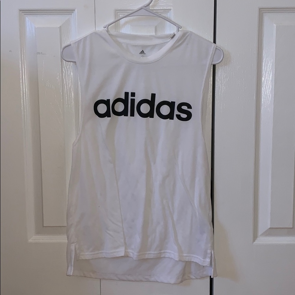 Adidas cutoff top